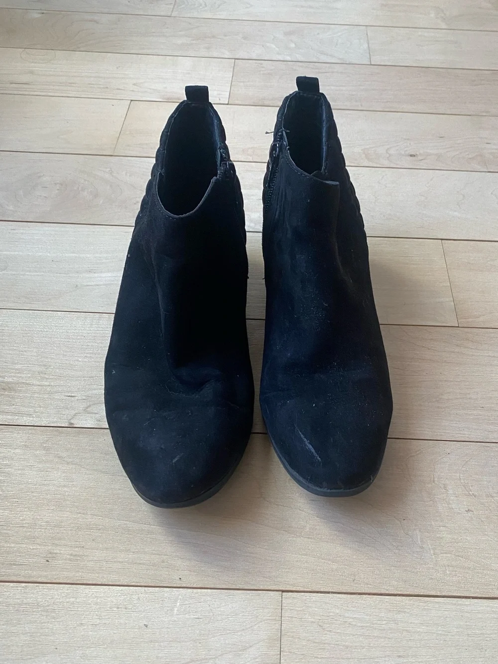 Style & Co. Womens Wessley Almond Toe Black Ankle  Boots Size 9